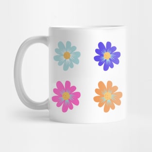 colorful flower floral design Mug